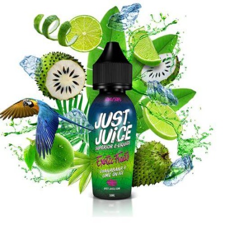 JUST JUICE GUANABANA AND LIME ON ICE 50ML