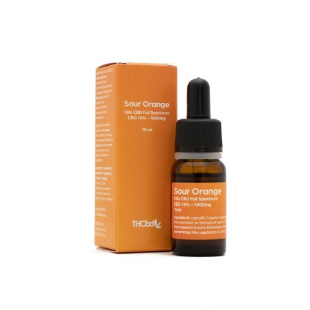 Bote de Aceite CBD 10% - Sour Orange